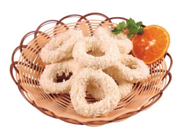 Panko Crumbed Formed Squid Rings